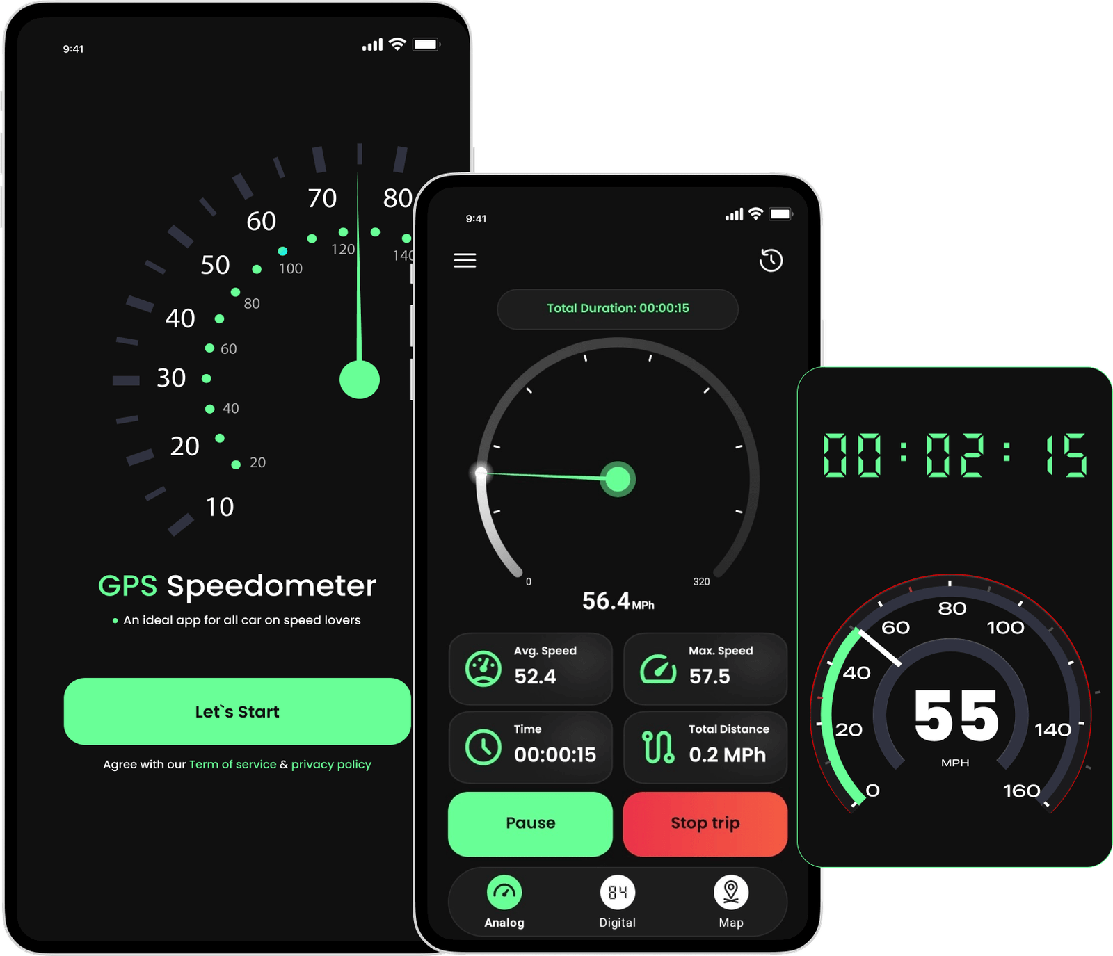 GPS Speedometer by Techpulx