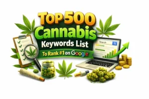 Top 500 Cannabis Keywords List to Rank #1 on Google